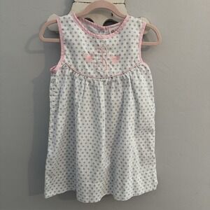 The Smocking Place Size 5 Dress "B" Monogram Disney Embroidery